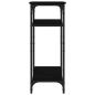 Preview: Beistelltisch Schwarz 40x30x75 cm Holzwerkstoff
