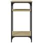 Preview: Beistelltisch Sonoma-Eiche 40x30x75 cm Holzwerkstoff
