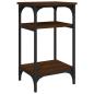 Preview: Beistelltisch Braun Eichen-Optik 35x30x60 cm Holzwerkstoff