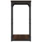 Preview: Beistelltisch Braun Eichen-Optik 40x30x60 cm Holzwerkstoff