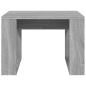 Preview: Beistelltisch Grau Sonoma 50x50x35 cm Holzwerkstoff
