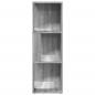 Preview: Eckregal Grau Sonoma 33x33x100 cm Holzwerkstoff