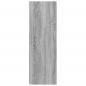 Preview: Eckregal Grau Sonoma 33x33x100 cm Holzwerkstoff