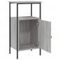 Preview: Nachttisch Grau Sonoma-Eiche 41x31x80 cm Holzwerkstoff