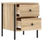 Preview: Nachttisch Sonoma-Eiche 40x42x50 cm Holzwerkstoff