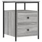 Preview: Nachttische 2 Stk. Grau Sonoma 44x45x60 cm Holzwerkstoff