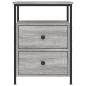 Preview: Nachttische 2 Stk. Grau Sonoma 44x45x60 cm Holzwerkstoff