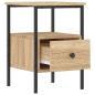 Preview: Nachttisch Sonoma-Eiche 34x36x50 cm Holzwerkstoff