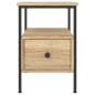 Preview: Nachttische 2 Stk. Sonoma-Eiche 34x36x50 cm Holzwerkstoff