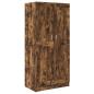 Preview: Kleiderschrank Räuchereiche 82,5x51,5x180 cm Holzwerkstoff
