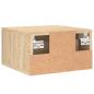 Preview: Wand-Nachttisch Sonoma-Eiche 35x35x20 cm