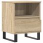 Preview: Nachttisch Sonoma-Eiche 40x35x50 cm Holzwerkstoff