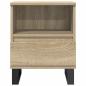 Preview: Nachttisch Sonoma-Eiche 40x35x50 cm Holzwerkstoff
