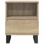 Preview: Nachttische 2 Stk. Sonoma-Eiche 40x35x50 cm Holzwerkstoff