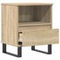 Preview: Nachttische 2 Stk. Sonoma-Eiche 40x35x50 cm Holzwerkstoff