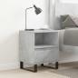 Preview: ARDEBO.de - Nachttisch Betongrau 40x35x50 cm Holzwerkstoff