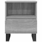 Preview: Nachttische 2 Stk. Grau Sonoma 40x35x50 cm Holzwerkstoff