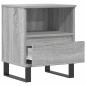 Preview: Nachttische 2 Stk. Grau Sonoma 40x35x50 cm Holzwerkstoff