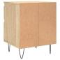 Preview: Nachttisch Sonoma-Eiche 40x35x50 cm Holzwerkstoff