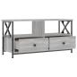 Preview: TV-Schrank Grau Sonoma 90x33x45 cm Holzwerkstoff & Eisen