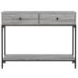 Preview: Konsolentisch Grau Sonoma 100x34,5x75 cm Holzwerkstoff