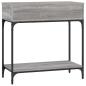 Preview: Konsolentisch Grau Sonoma 75x34,5x75 cm Holzwerkstoff