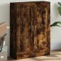 Preview: ARDEBO.de - Bücherschrank Räuchereiche 82,5x30,5x115 cm Holzwerkstoff