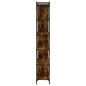 Preview: B?cherregal 6 B?den R?uchereiche 76x32x192 cm Holzwerkstoff