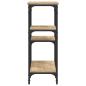 Preview: Konsolentisch Sonoma-Eiche 80 x 29 x 75 cm Holzwerkstoff