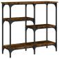 Preview: Konsolentisch R?uchereiche 80x29x75 cm Holzwerkstoff