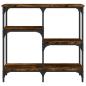 Preview: Konsolentisch R?uchereiche 80x29x75 cm Holzwerkstoff