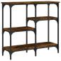 Preview: Konsolentisch R?uchereiche 80x29x75 cm Holzwerkstoff