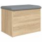 Preview: Aufbewahrungsbank Sonoma-Eiche 62 x 42 x 45 cm Holzwerkstoff