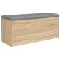 Preview: Aufbewahrungsbank Sonoma-Eiche 102 x 42 x 45 cm Holzwerkstoff
