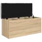 Preview: Aufbewahrungsbank Sonoma-Eiche 102 x 42 x 45 cm Holzwerkstoff