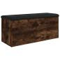 Preview: Sitzbank mit Stauraum Räuchereiche 102x42x45 cm Holzwerkstoff