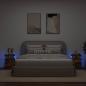 Preview: Nachttische mit LED-Leuchten 2 Stk. Räuchereiche 35x39x55 cm