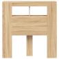Preview: LED-Kopfteil Sonoma Eiche 100x18,5x103,5 cm Holzwerkstoff