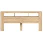 Preview: LED-Kopfteil Sonoma Eiche 220x18,5x103,5 cm Holzwerkstoff
