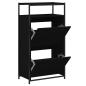 Preview: Schuhschrank Schwarz