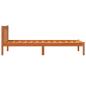 Preview: Massivholzbett ohne Matratze Wachsbraun 100x200 Kiefernholz