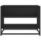 Preview: TV-Schrank Schwarz 61x40x46 cm Holzwerkstoff und Metall