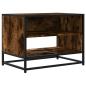 Preview: TV-Schrank Räuchereiche 61x40x46 cm Holzwerkstoff und Metall