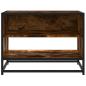 Preview: TV-Schrank Räuchereiche 61x40x46 cm Holzwerkstoff und Metall