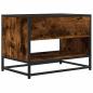 Preview: TV-Schrank Räuchereiche 61x40x46 cm Holzwerkstoff und Metall