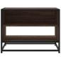 Preview: TV-Schrank Braun Eichen-Optik 61x40x46 cm Holzwerkstoff Metall