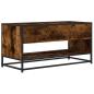 Preview: TV-Schrank Räuchereiche 91x40x46 cm Holzwerkstoff und Metall