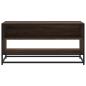 Preview: TV-Schrank Braun Eichen-Optik 91x40x46 cm Holzwerkstoff Metall