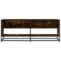 Preview: TV-Schrank Räuchereiche 120,5x40x46 cm Holzwerkstoff und Metall