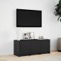 Preview: TV-Schrank LED Schwarz 97x34x40 cm Holzwerkstoff